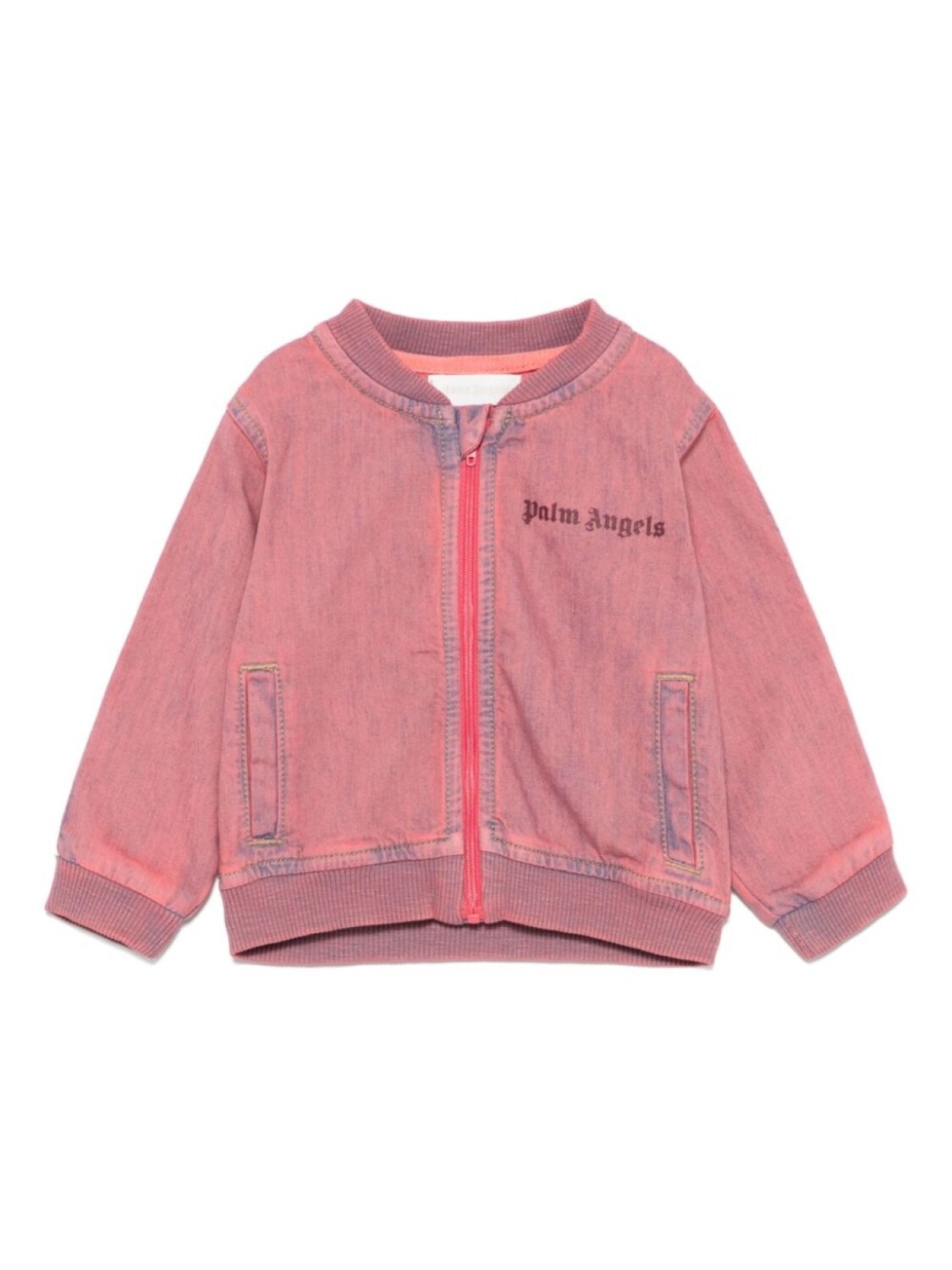 

Palm Angels Kids спортивная куртка, розовый