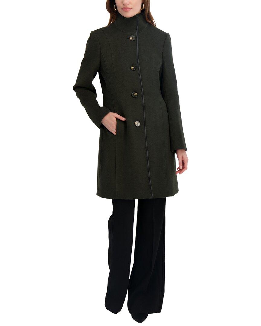 

Пальто Tahari Aubrey из смесовой шерсти Tahari, зеленый