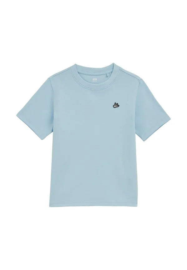 Ультрамягкая базовая футболка We Fashion, Pastel Blue — фото 4