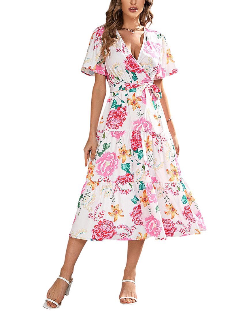 

Платье миди VERA DOLINI, белый