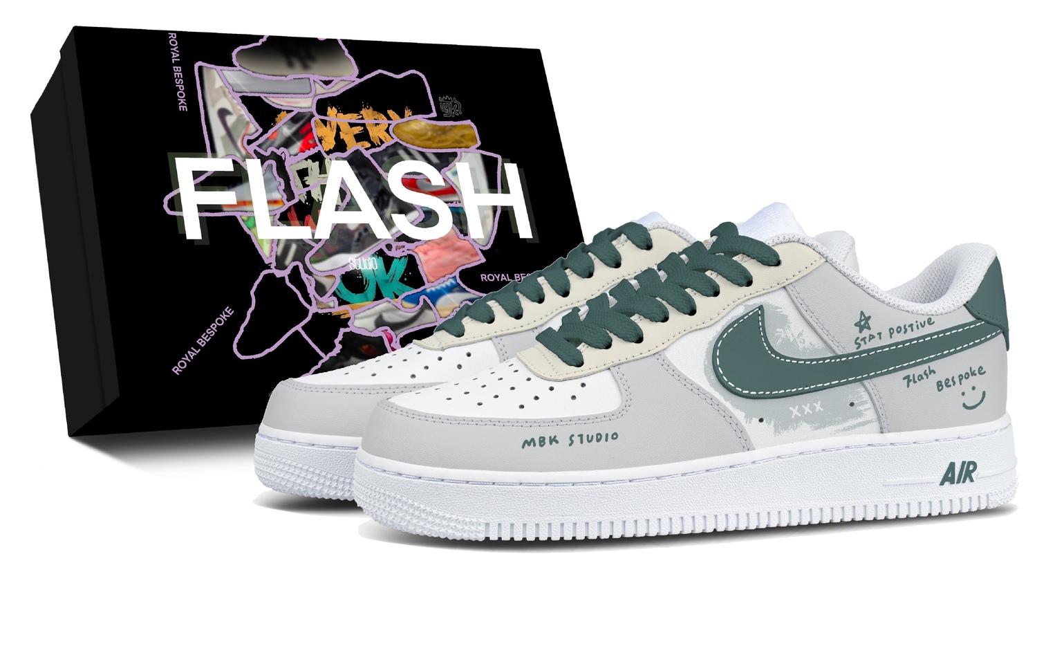 

Air Force 1 Cute Cyan Hook, в комплекте с коробкой, устойчивые к истиранию низкие скейтборд-кроссовки мужские Asphalt Gray Nike, серый