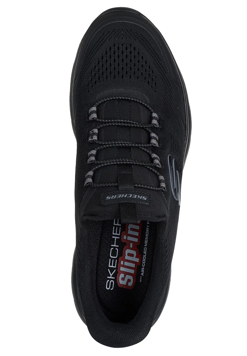 Кроссовки низкие Skechers Slip-ins Summits, черный — фото 2