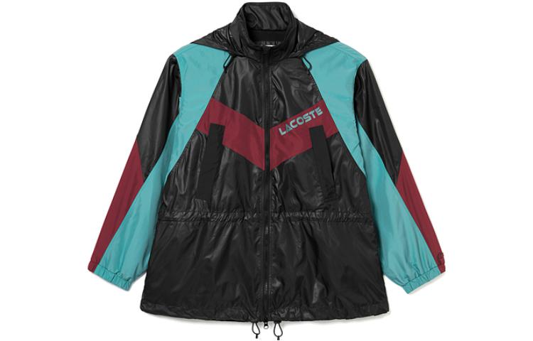 

LACOSTE Женская куртка красная, черная и зеленая, Red, Black, & Green/KRI