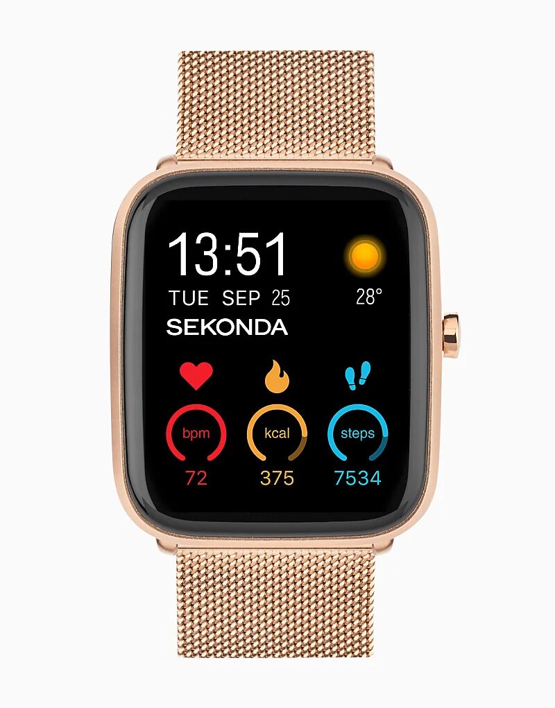 

Умные часы-унисекс Sekonda Motion plus в розовом золоте