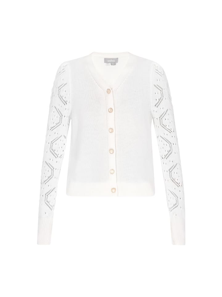 

Usha Женский кардиган кремового цвета