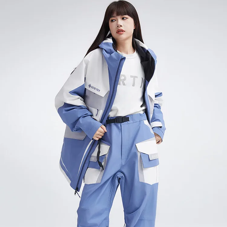 Верхняя одежда для сноуборда и лыж AIZAWA 23 24 Winter Season VANGUARD GORETEX 2L унисекс BURTON, желтый — фото 3