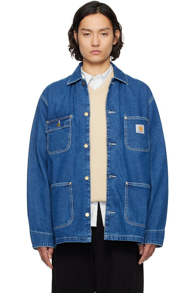 

Ог хоре джинсовая куртка Carhartt Work In Progress, синий