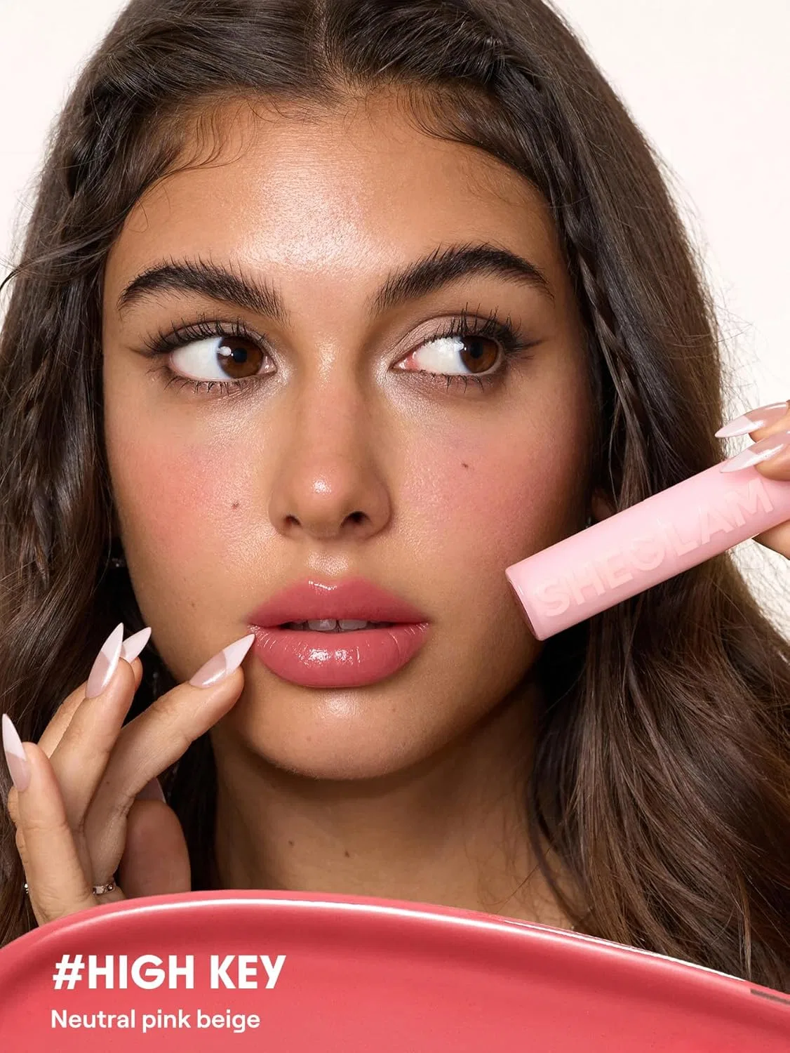 Масло-бальзам для губ Sheglam Silk Slip Lip Oil Balm 3 г, оттенок 111 High Key — фото 3