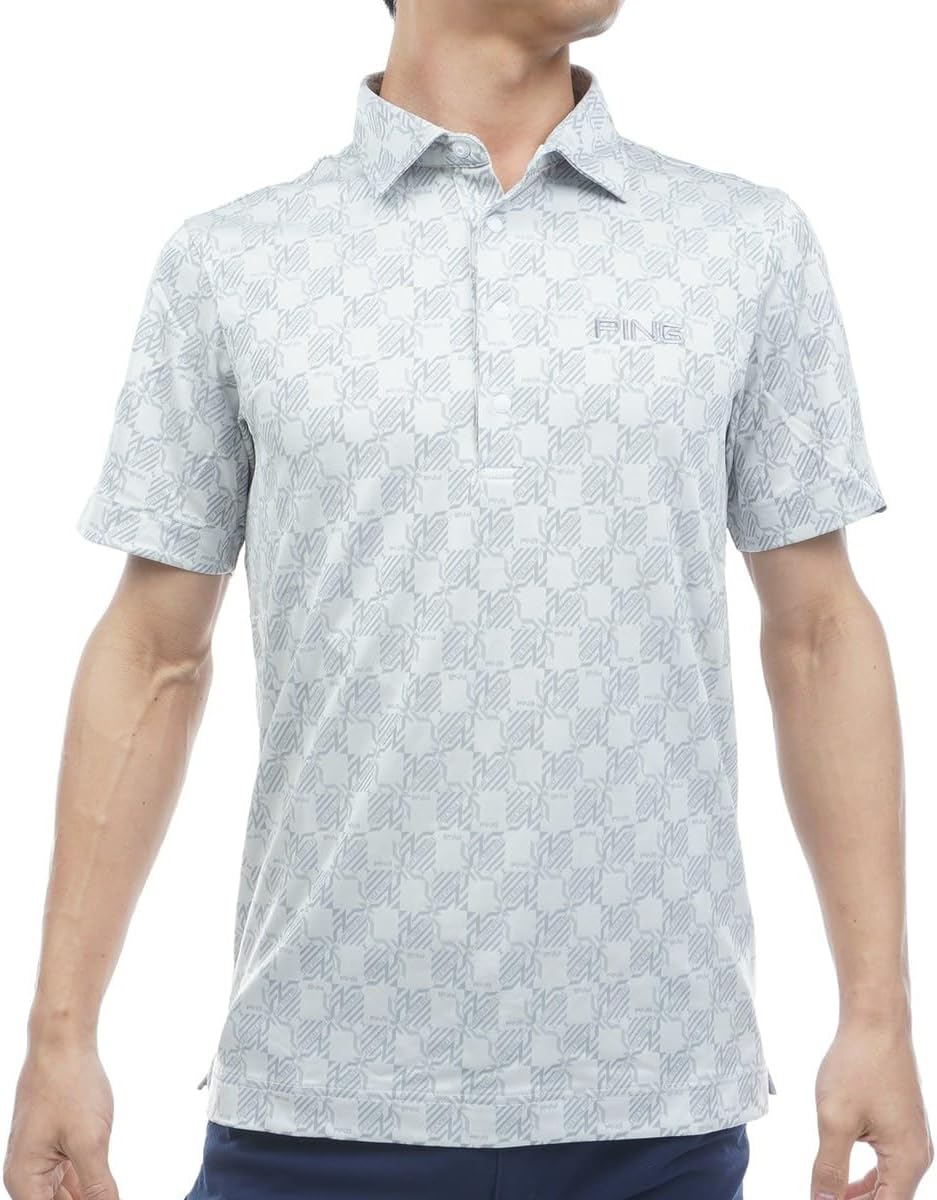 

Мужская поло-рубашка Ping Apparel Arizona Monogram с коротким рукавом, размер 621-6160101, белая, размер L