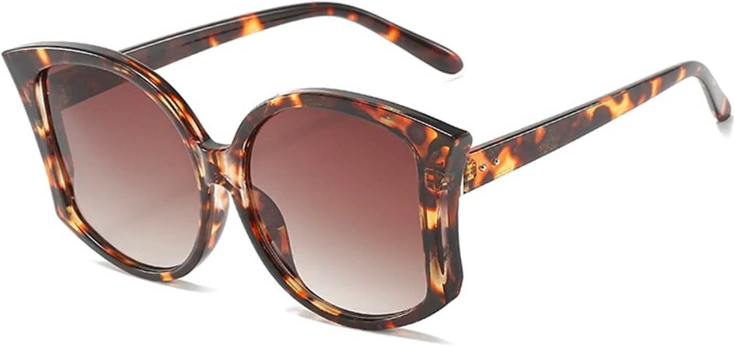 

Модные солнцезащитные очки в крупной оправе для мужчин и женщин, защищающие от солнца и подходящие для пляжного отдыха (Цвет: A, Размер: Средний) MTZJH, One Color