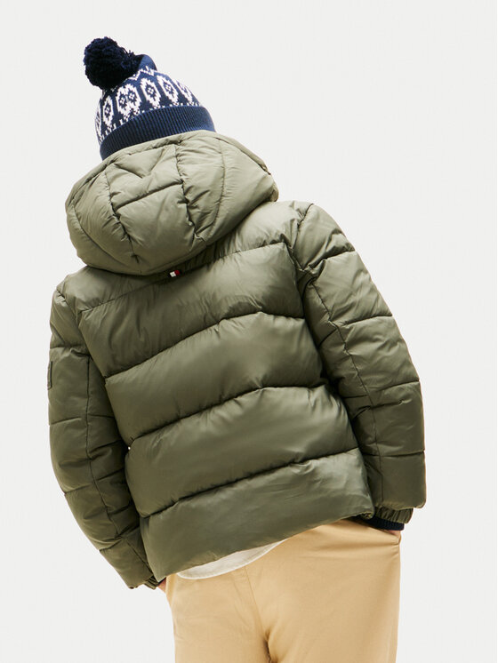 Зимняя куртка regular fit KB0KB10093 D Tommy Hilfiger, зеленый — фото 3