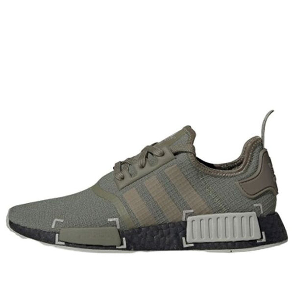 

Кроссовки nmd_r1 'legacy green black' Adidas, зеленый