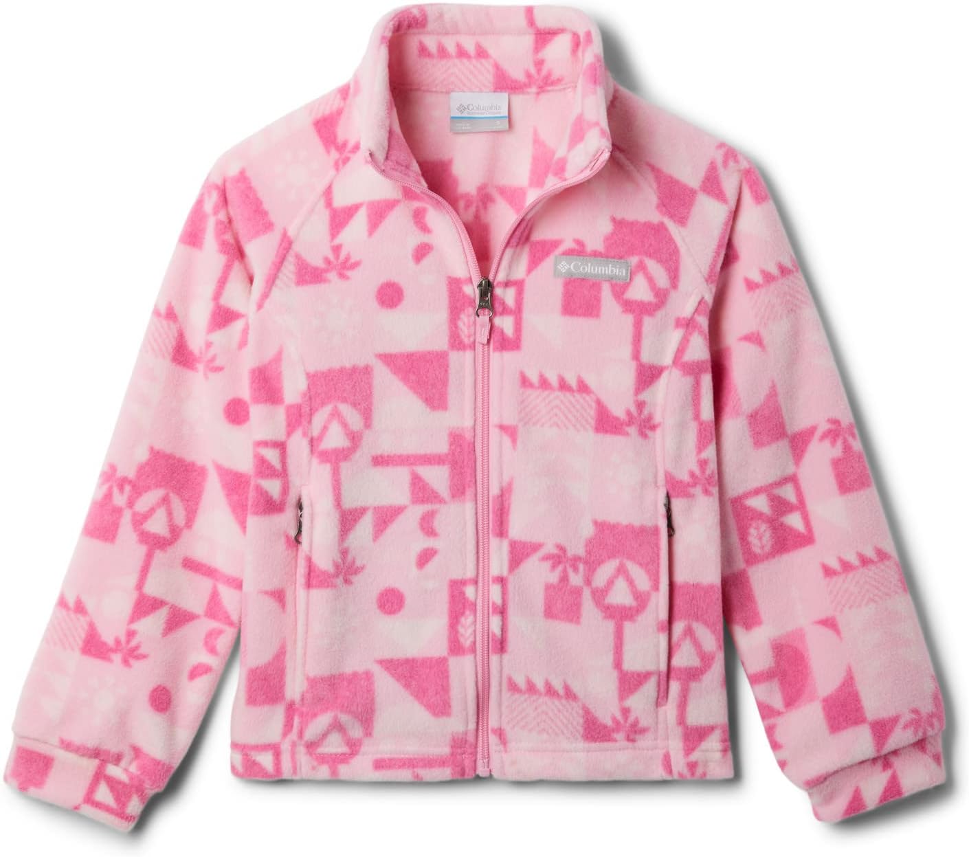 

Columbia Youth Girls Benton Springs II Printed Fleece, Wild Rose Quest