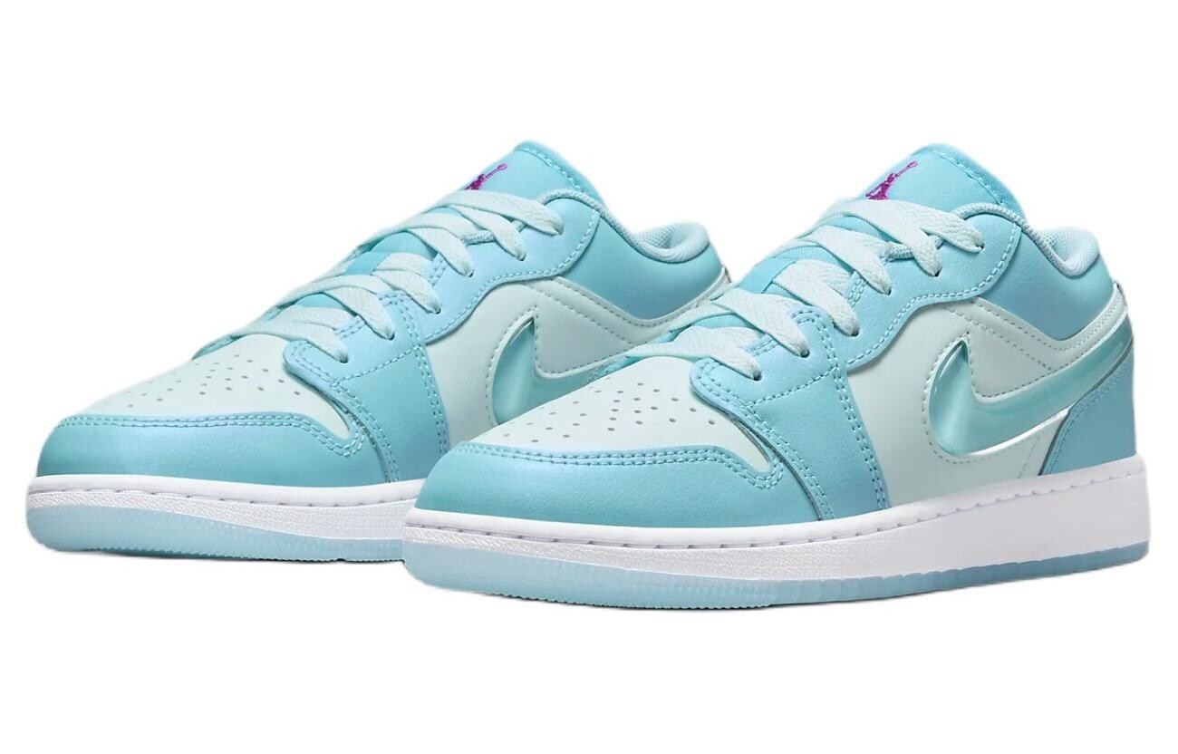 Jordan Air Jordan 1 винтажные баскетбольные кроссовки женские, Blue — фото 3