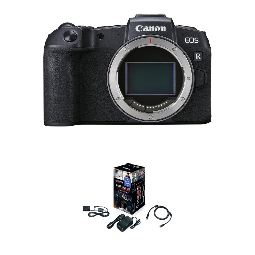 

Беззеркальная камера Canon EOS RP Mirrorless Camera and Webcam Starter Kit