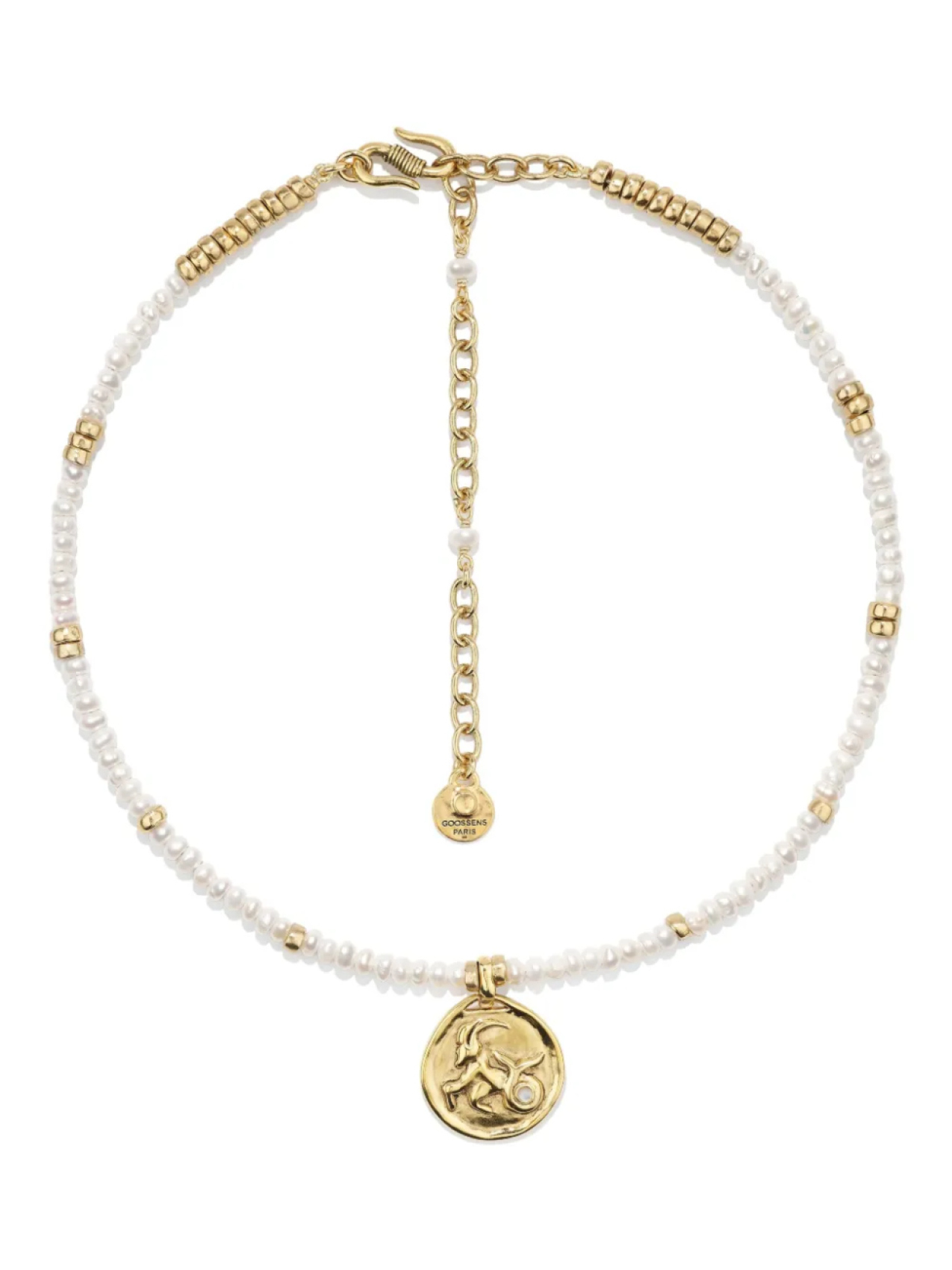 

Колье Astro Capricorn Pearls Goossens, золотой