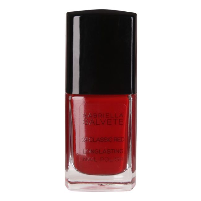 

Стойкий лак для ногтей Gabriella Salvete, цвет 24 classic red, 11 мл