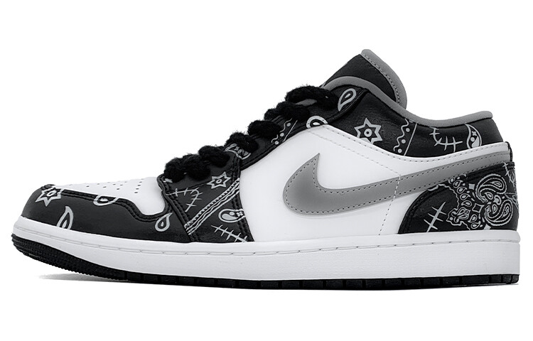 

Кроссовки Air JORDAN 1 Vintage Basketball Shoes Women's Low-Top Black Gray