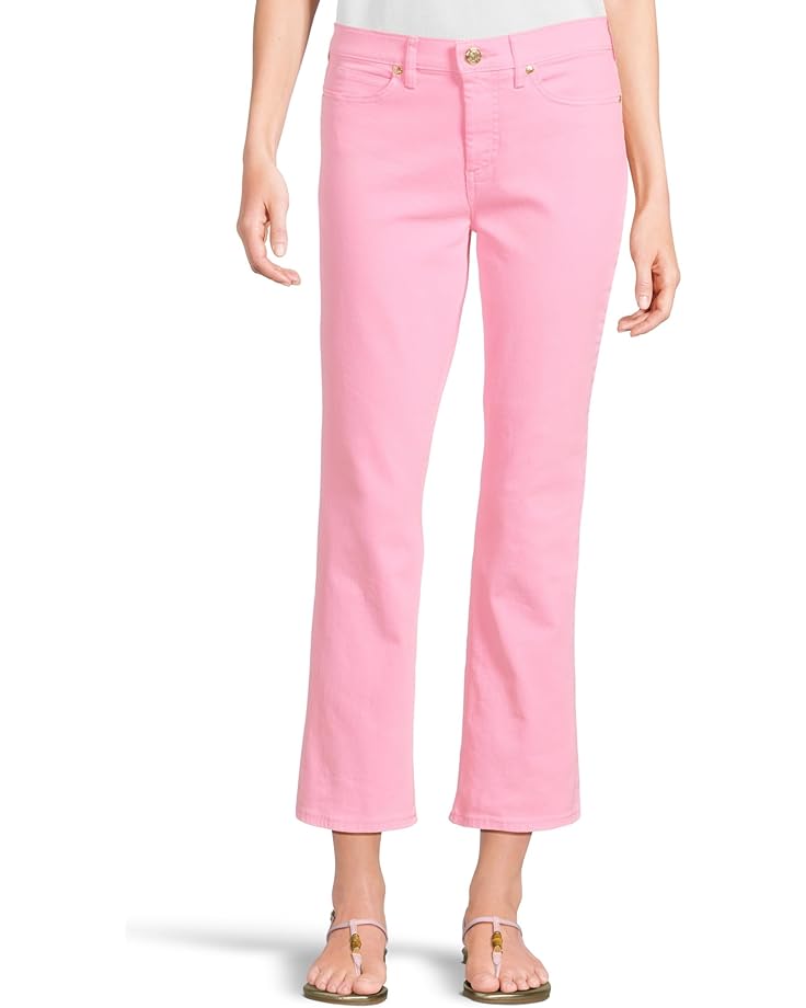 

Брюки Lilly Pulitzer Annet High-Rise Crop Flare, цвет Rousseau Pink