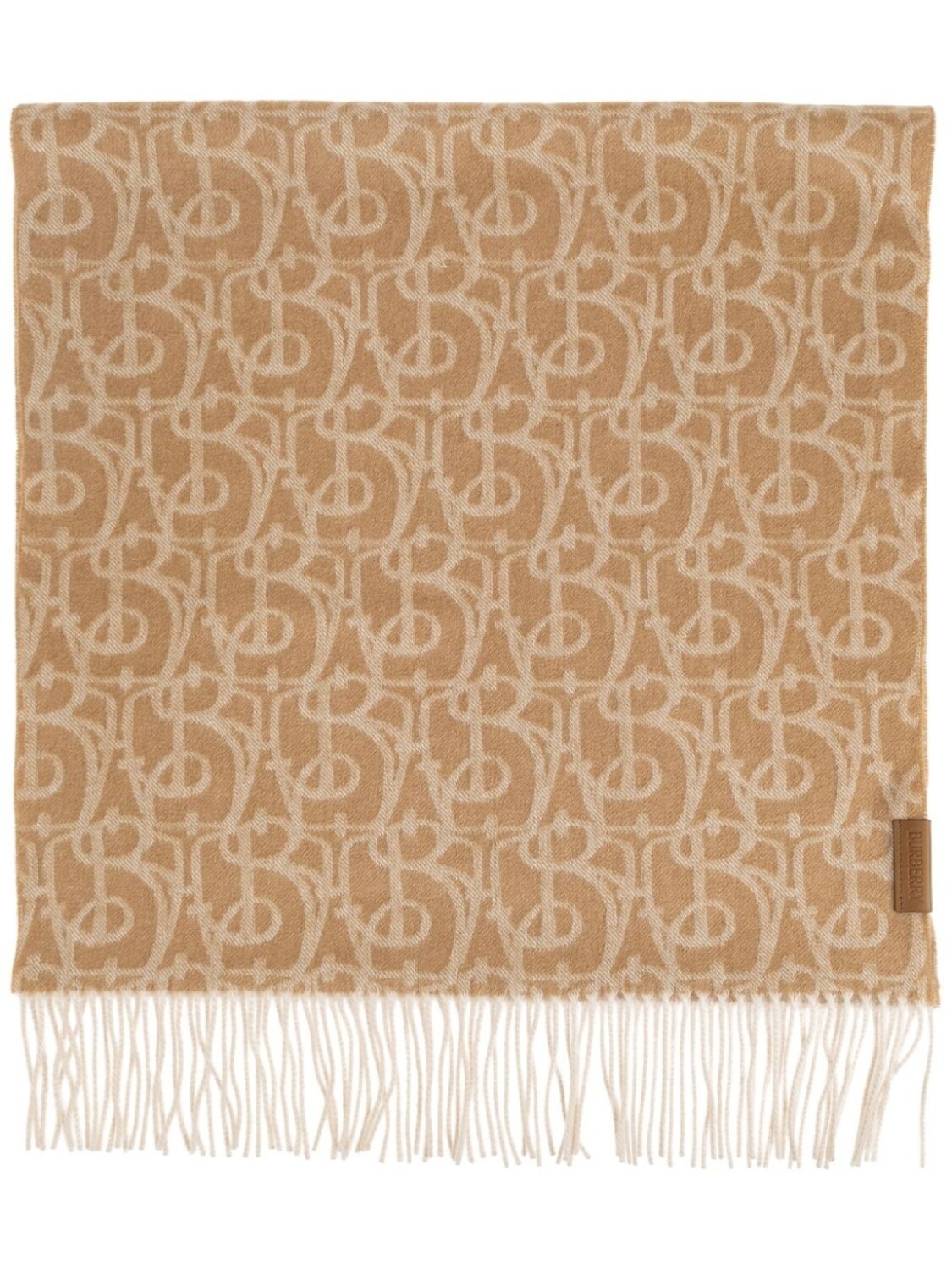

Шарф Burberry B Charm, нейтральный