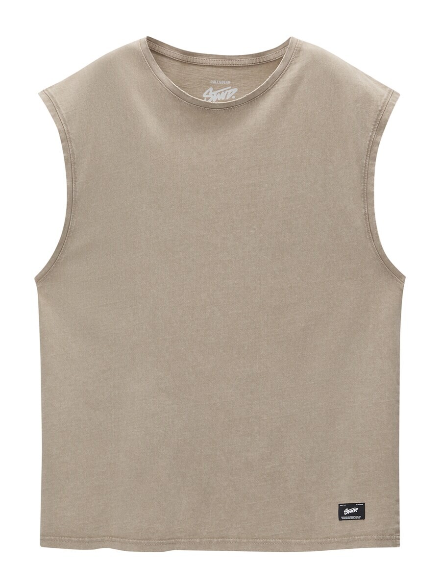 

Футболка Pull&Bear, песочный