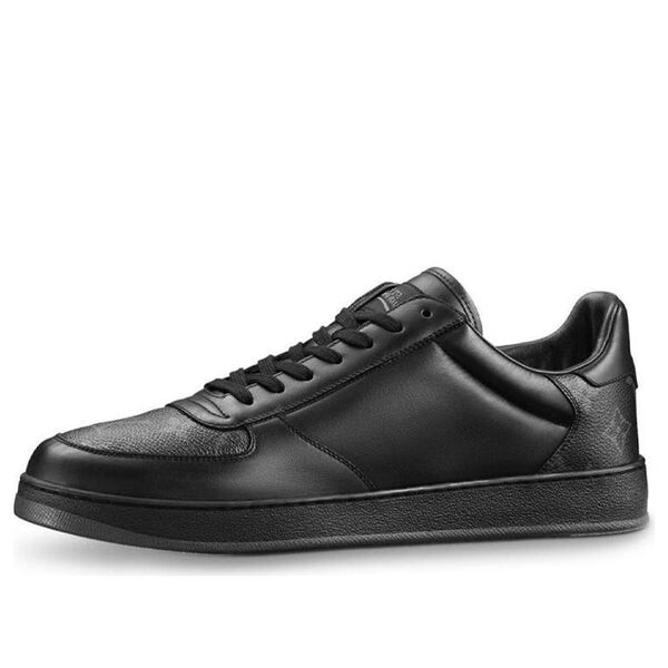 

Кроссовки rivoli sneakers 'black with logo monogram' Louis Vuitton, черный