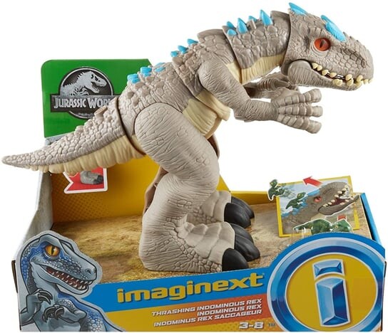 

Imaginext, Мир Юрского периода, Коллекционная фигурка, Trashing Indominus