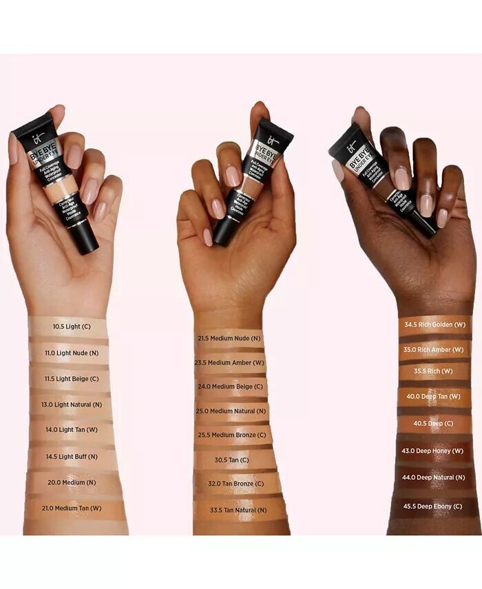 Bye Bye Under Eye Антивозрастной водостойкий консилер It Cosmetics, цвет 10.5 - Light (cool) — фото 4
