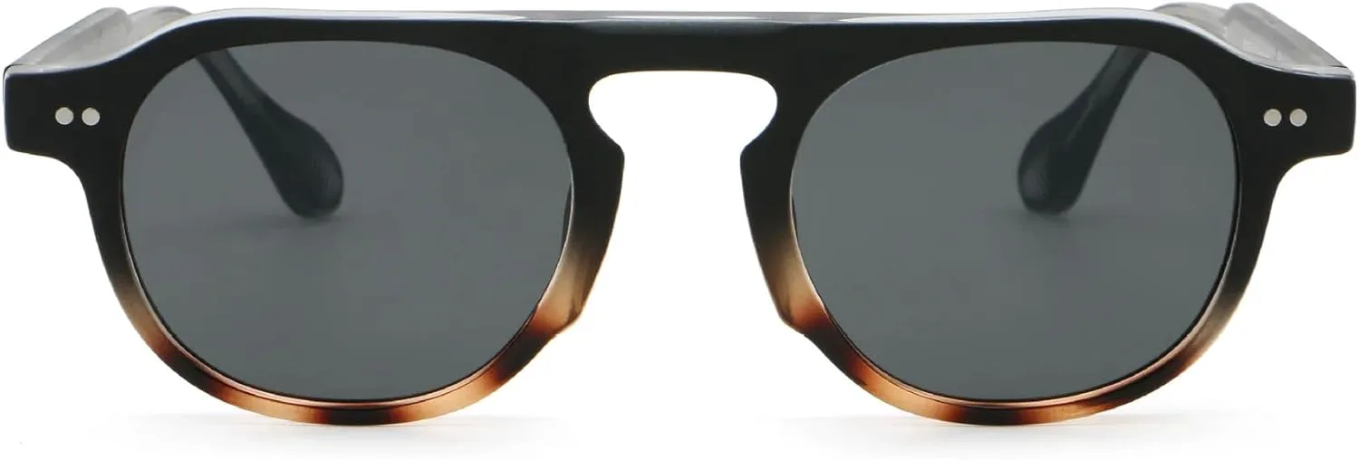 

Круглые солнцезащитные очки для женщин, роскошные, с металлическим сердечником, защита от УФ-излучения UV400, модные, для путешествий UATXTAU, Black Leopard