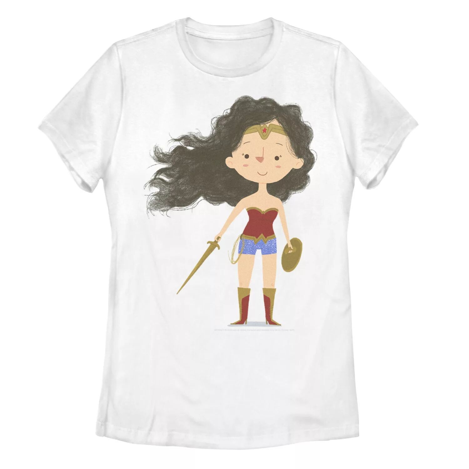 

Детская футболка DC Fandom Wonder Woman с милым рисунком и портретом Licensed Character