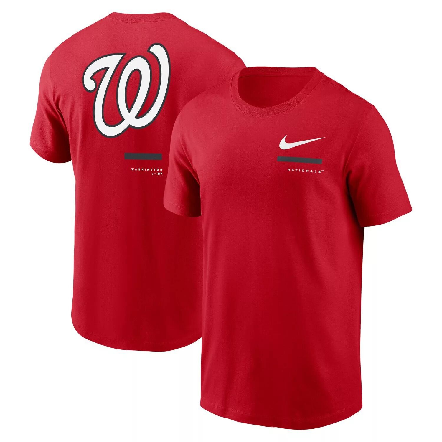 

Мужская красная футболка через плечо Washington Nationals Nike, Красный, Мужская красная футболка через плечо Washington Nationals Nike