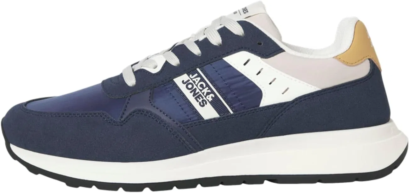 Мужские кроссовки Jack & Jones Jfwoswald Tape Combo Sneaker NoosJfwoswald Tape Combo Sneaker Noos, Navy Peony