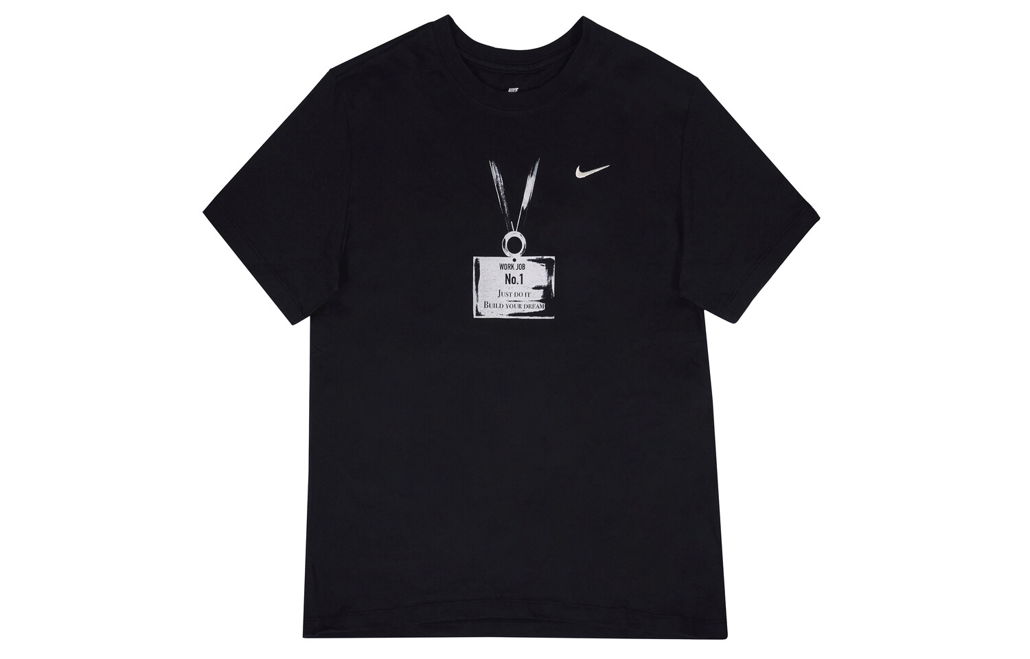 

Футболка унисекс черная/белая Nike, черный/белый