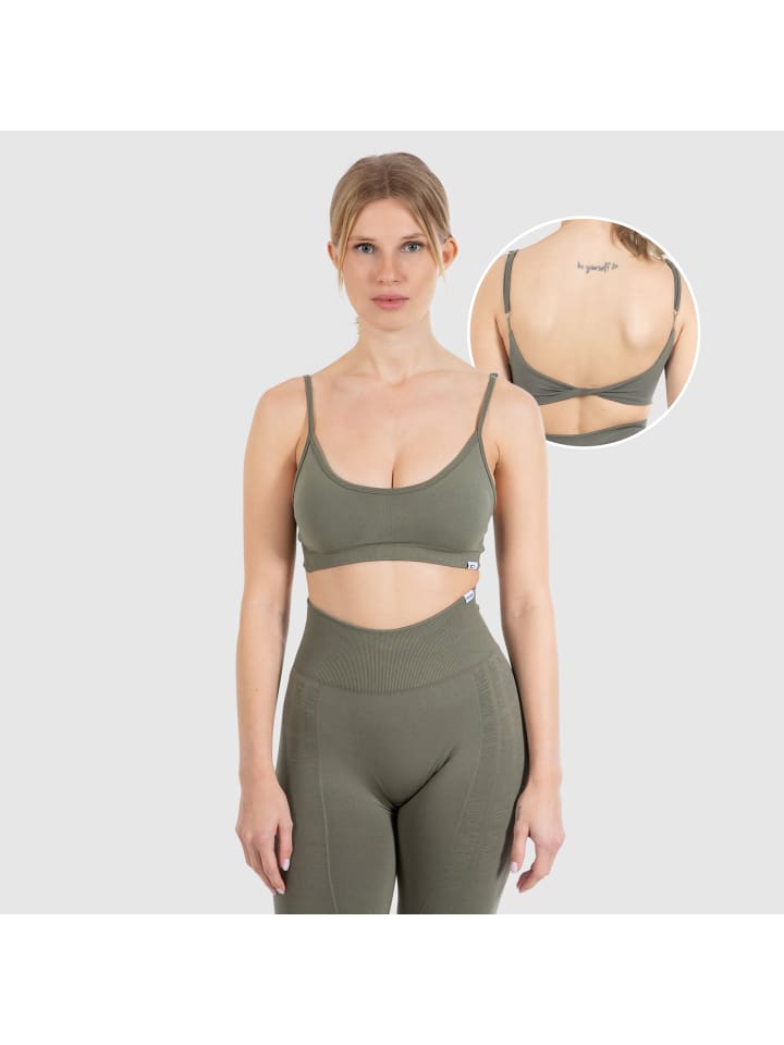 

SMILODOX Спортивный бюстгальтер Layne зеленого цвета