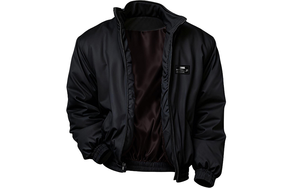 

Пуховик Unisex Stand Collar Thickened ZIAREL, черный