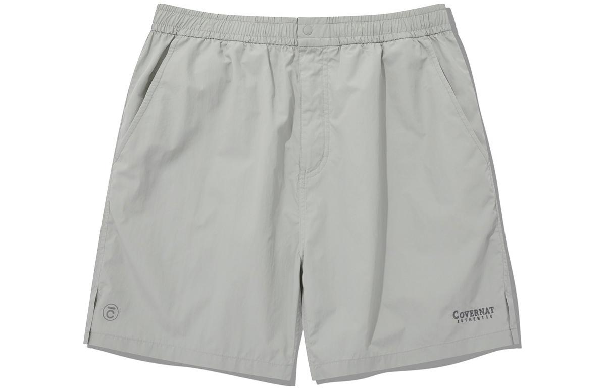 

SS22 повседневные шорты Unisex Light Gray COVERNAT, светло-серый