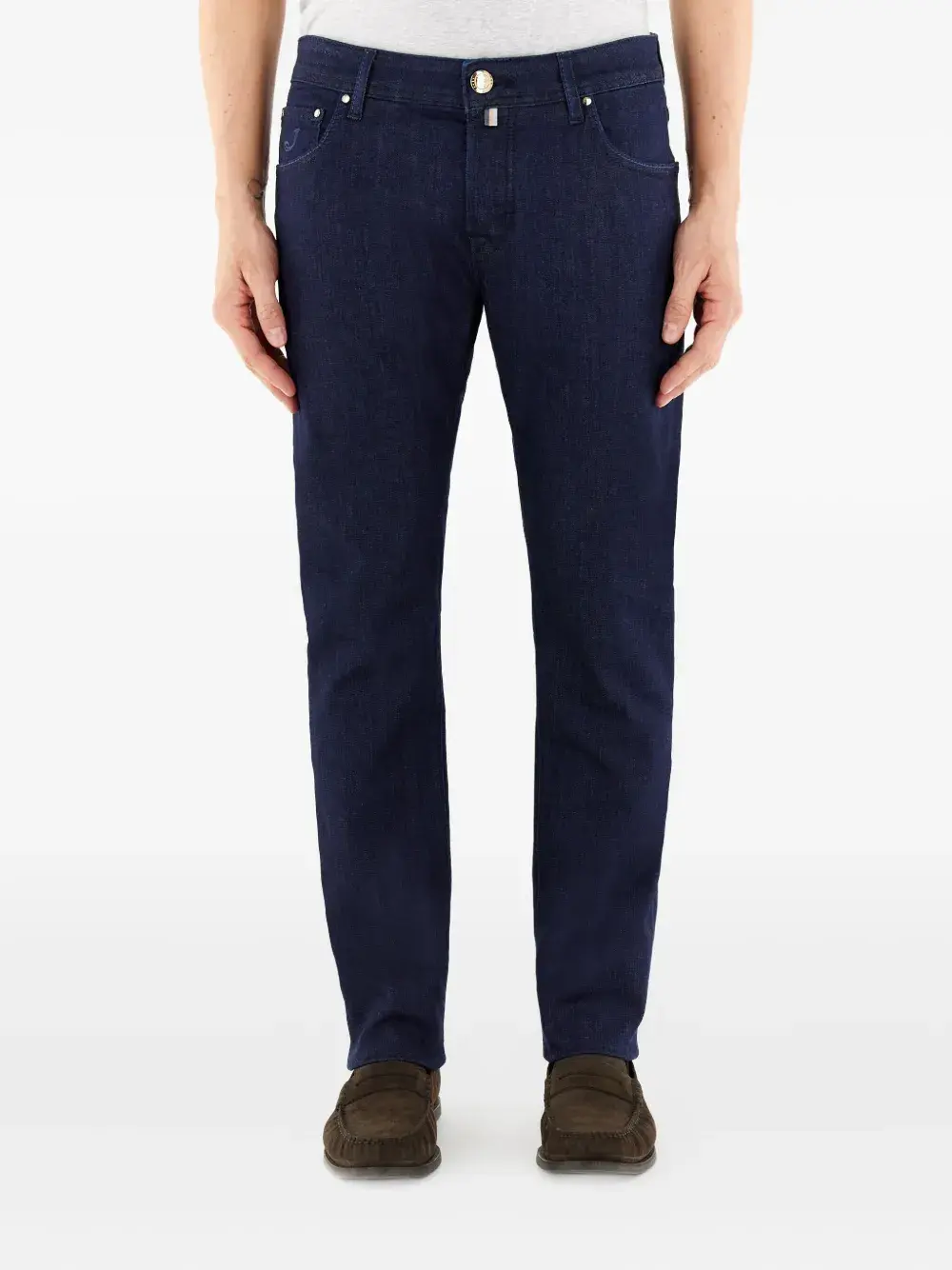 

Джинсы на пуговицах Jacob Cohen Academy, синий