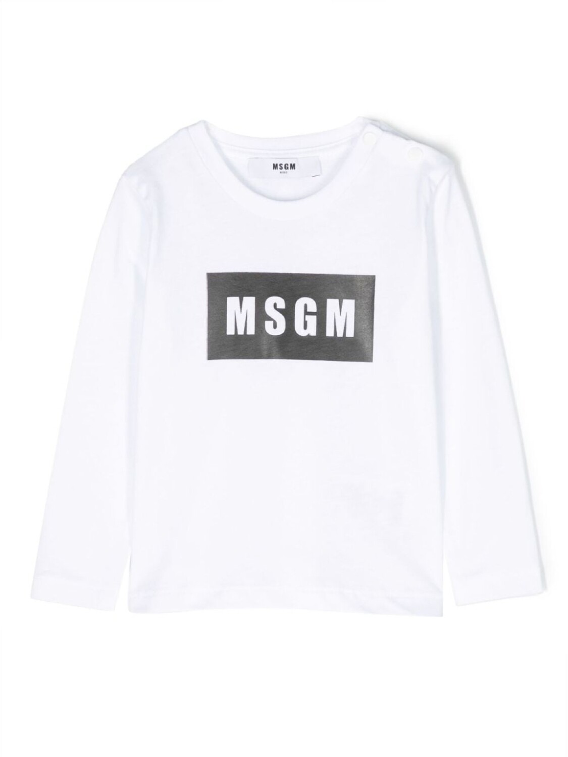 

MSGM Kids толстовка с логотипом, белый
