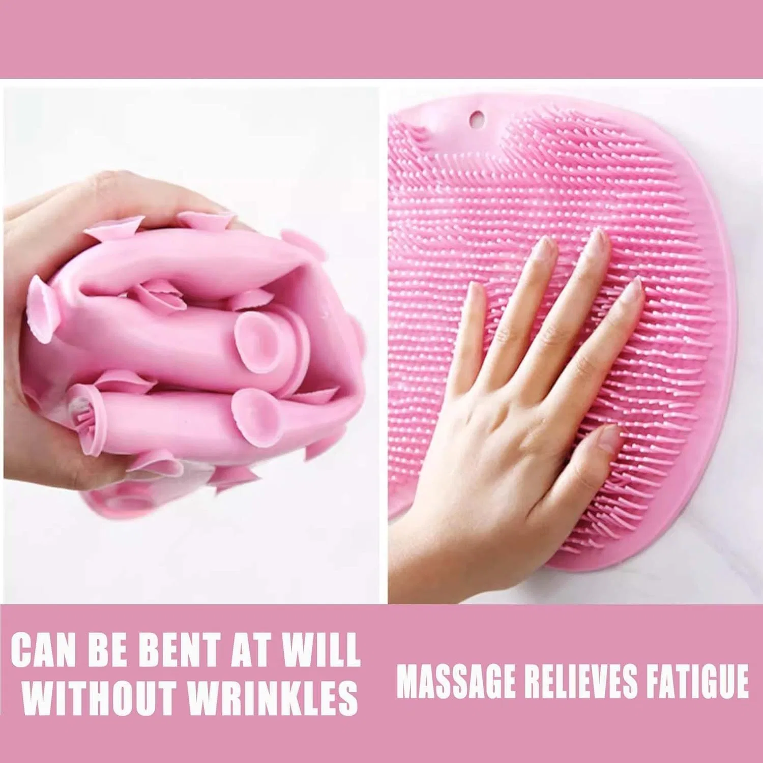 Силиконовый скребок для ног и спины «Hands-Free» от Solespa Generisch, Grey — фото 4
