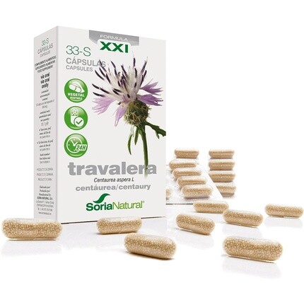 

Травалера пролонгированного действия, 30 капсул, Soria Natural