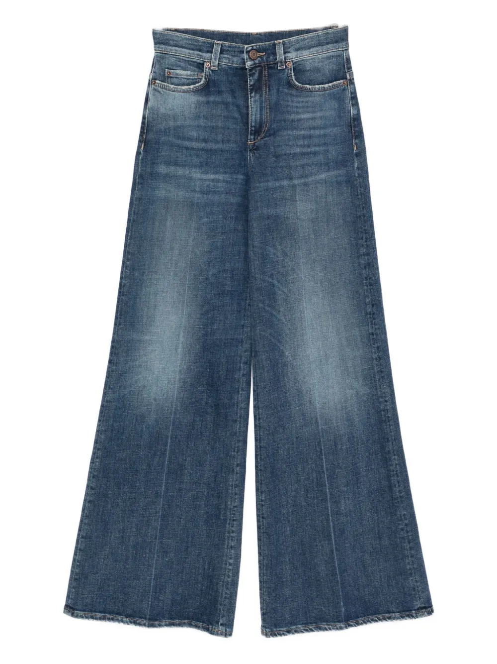 

Джинсы из хлопка широкого кроя Dorothee Schumacher, синий