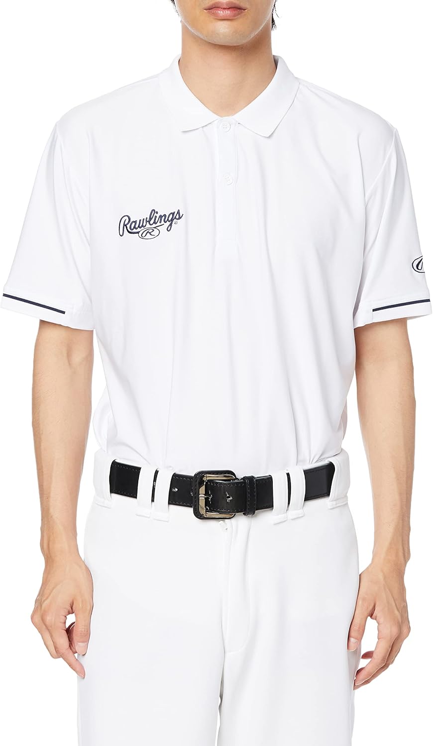 

Мужская поло-рубашка с коротким рукавом Rawlings AST9F03, белый/темно-синий