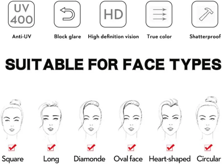 

Солнцезащитные очки прямоугольной формы с заклепками для женщин и мужчин, для активного отдыха, в стиле ретро, ​​с защитой от ультрафиолета UV400 LANGSER, 1