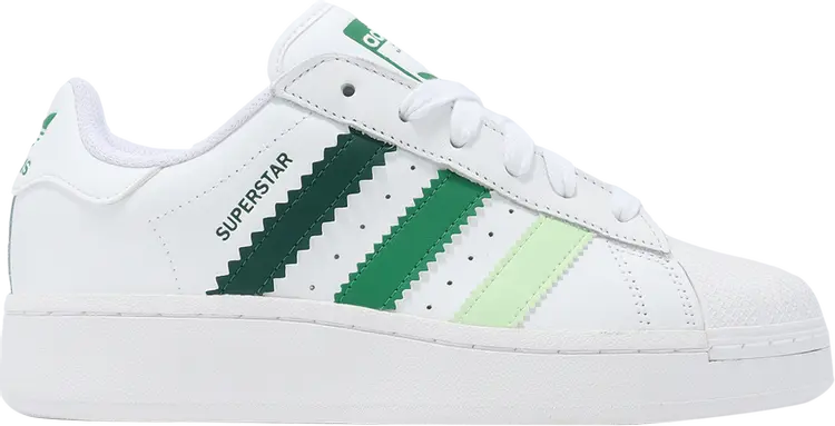 

Кроссовки Wmns Superstar XLG 'White Collegiate Green', белый