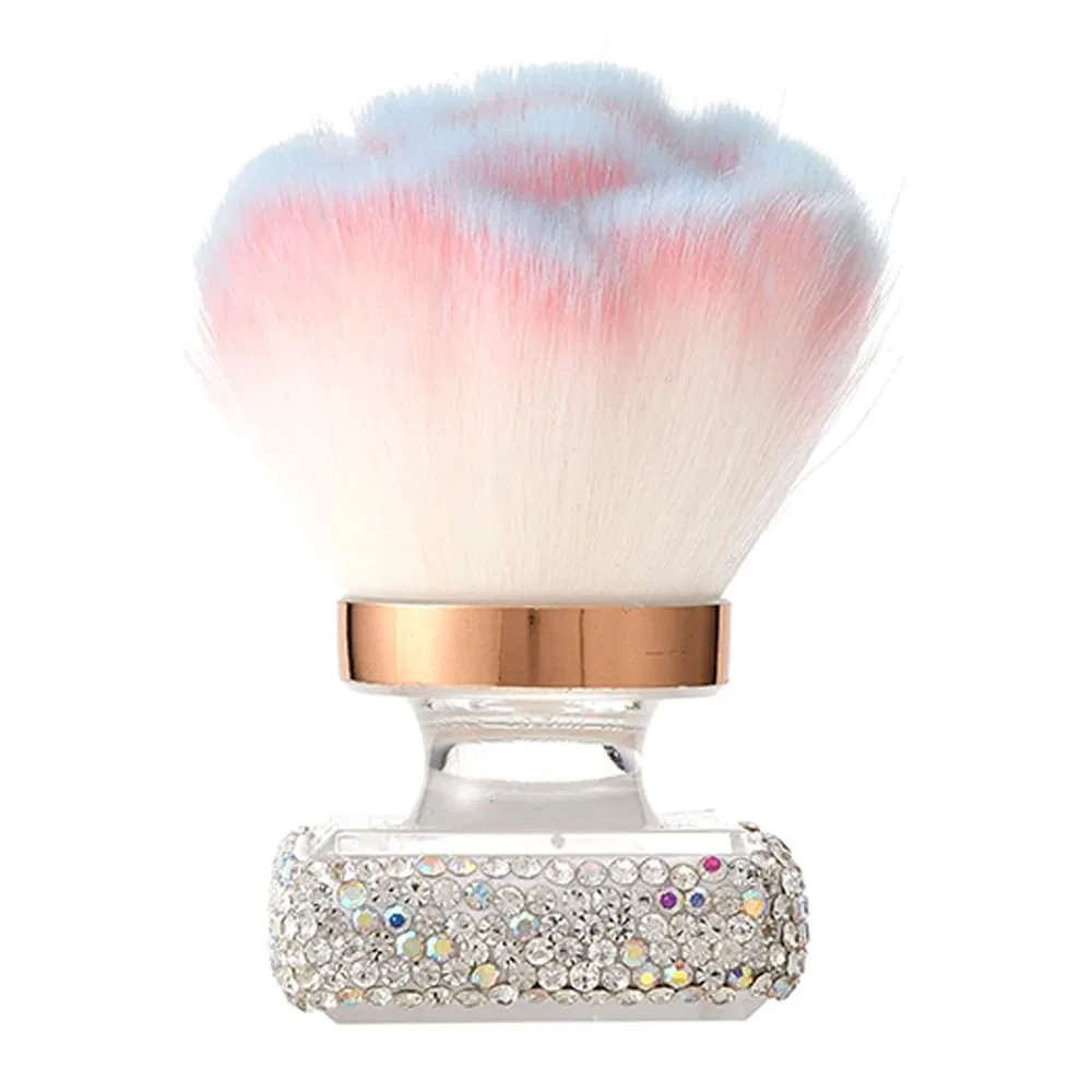 Кисть для макияжа Blueshyhall Glitter с бриллиантовыми стразами, белая Blueshyhall, White