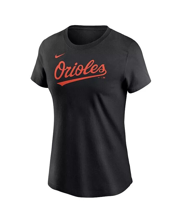 Женская футболка Jackson Holliday Black Baltimore Orioles Fuse с именем и номером Nike — фото 2