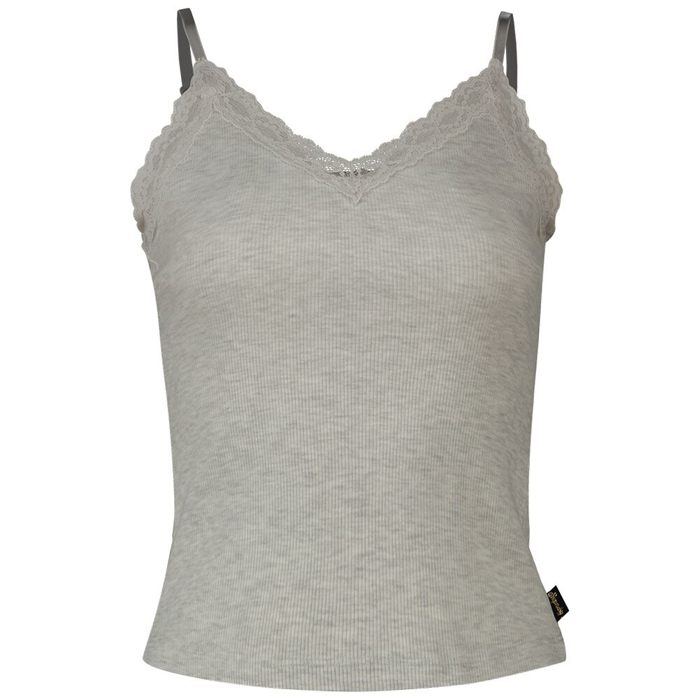 

Блуза Superdry Essential Lace Trim, бежевый