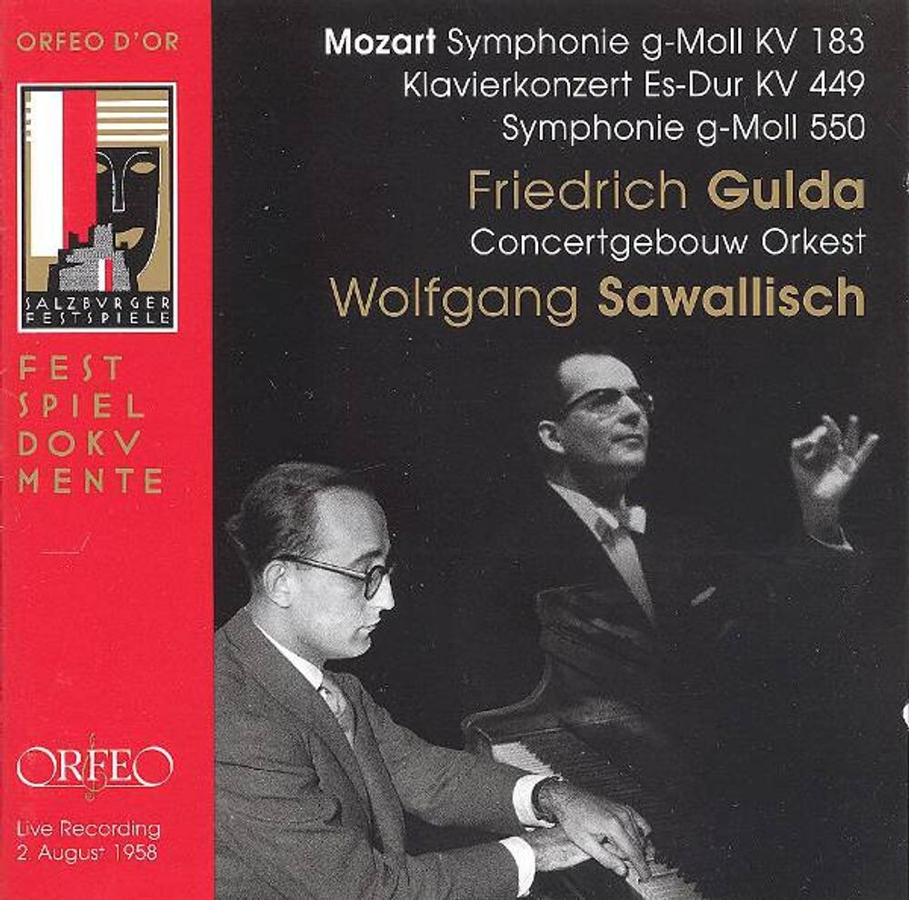 

Диск CD Mozart: Symphonie No. 25 & 40 [Import] - Royal Concertgebouw Orchestra, Friedrich Gulda, Wolfgang Sawallisch