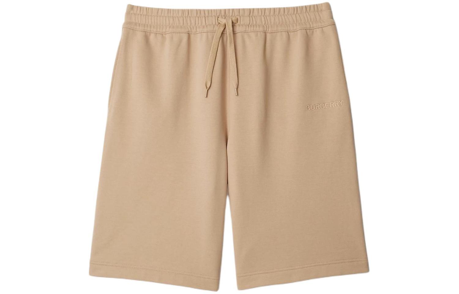 

SS24 Повседневные шорты мужские мягкие желто-коричневые Burberry, Мягкий рыжевато-коричневый