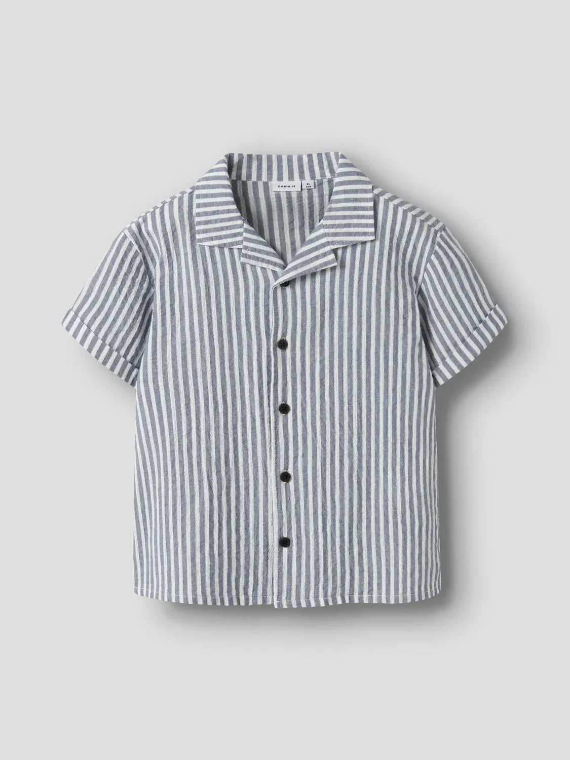 Рубашка из веб-ткани, Name it, vintage indigo — фото 3